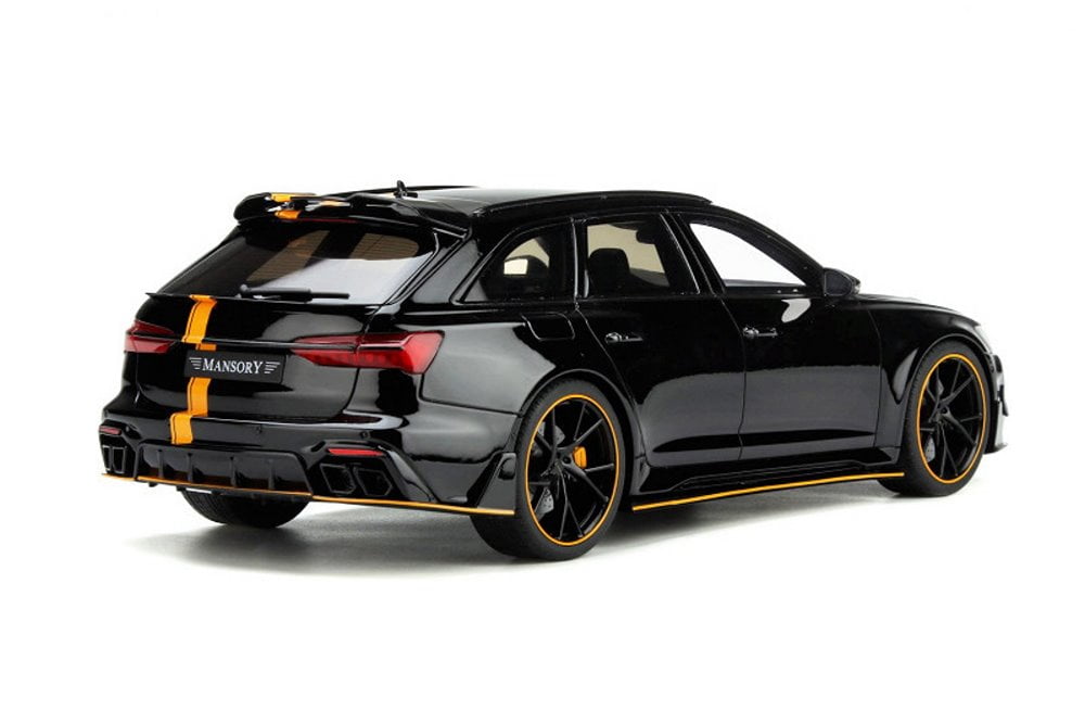 2020 Audi RS 6 C8 Mansory Tuning, Mythos Black - GT Spirit GT326 - 1/18 scale Resin Model Toy Car