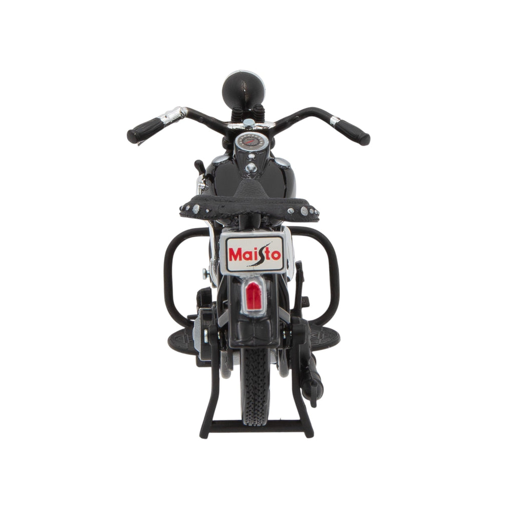 Maisto 1948 Harley-Davidson FL Panhead Motorcycle in Black & Silver 1:18 Diecast
