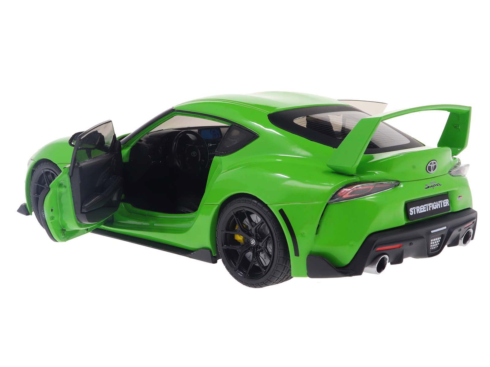 2023 Toyota GR Supra "StreetFighter" Green 1/18 Die Cast Model Car by Solido