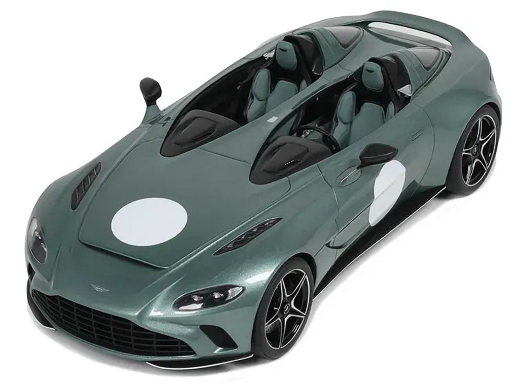 Aston Martin V12 Speedster Green Metallic 1/18 Model Car by GT Spirit
