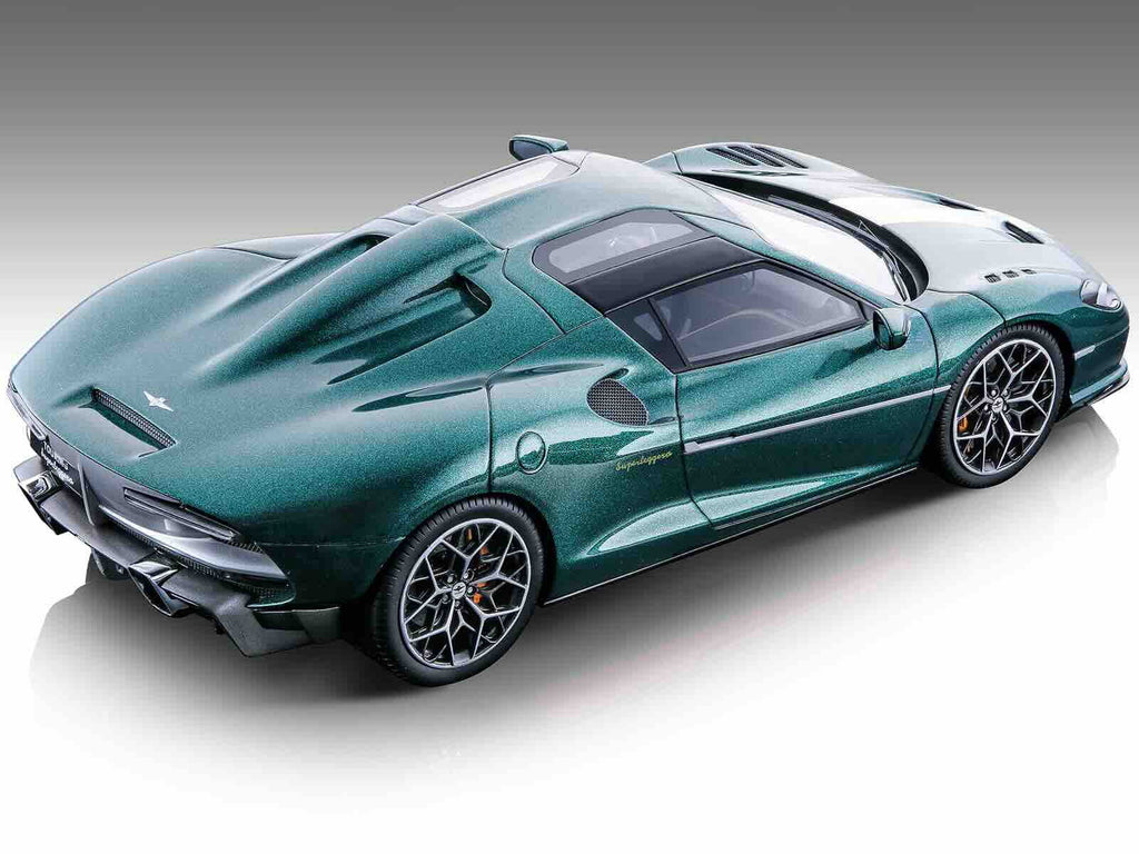 2020 Touring Superleggera Arese RH95 Green Met. w/White Stripes "Mythos Series" Ltd Ed to 70 pcs 1/18 Model Car by Tecnomodel