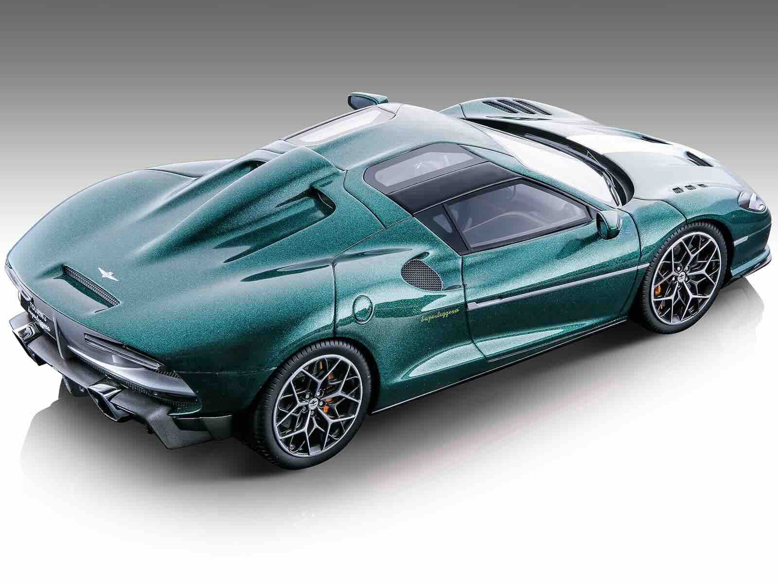 2020 Touring Superleggera Arese RH95 Green Met. w/White Stripes "Mythos Series" Ltd Ed to 70 pcs 1/18 Model Car by Tecnomodel