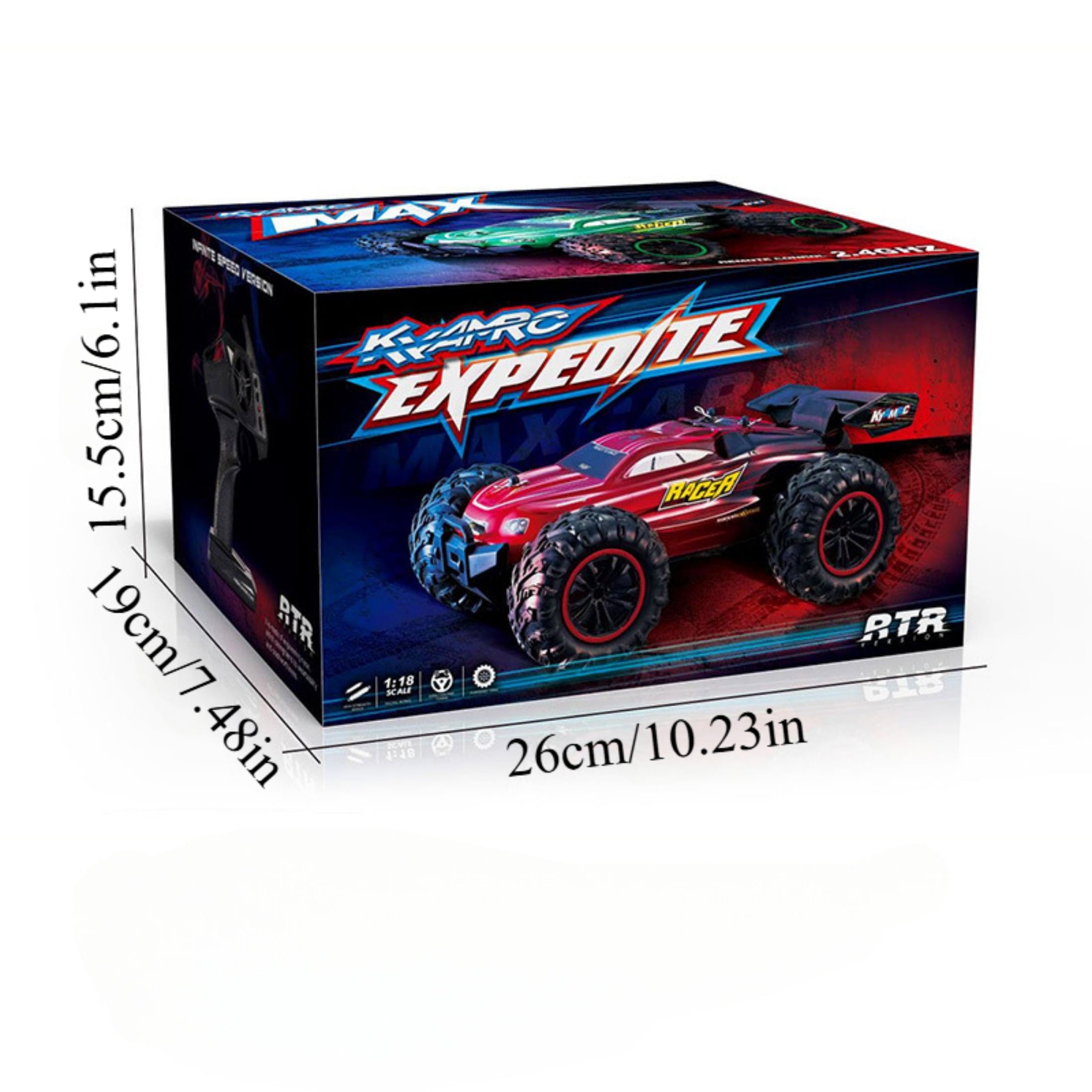 New Bigfoot Off road Remote Control Vehicle High Speed Drift Vehicle 1:18 Pickup Racing Car