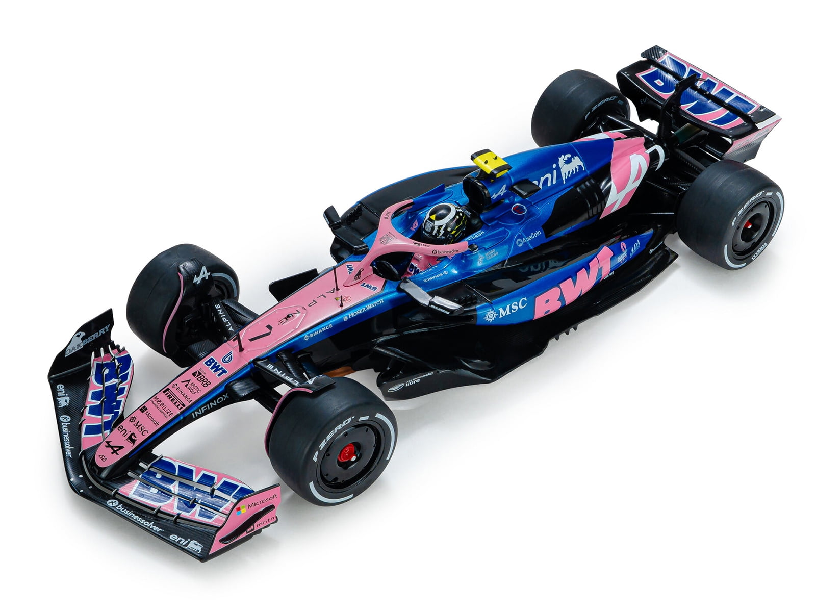 Alpine A525 #7 Jack Doohan "BWT" Formula One F1 "Chinese GP" (2025) "Competition" Series 1/18 Diecast Model Car by Solido