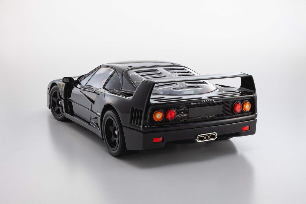 Ferrari F40 Black 1/18 Diecast Model Car by Kyosho