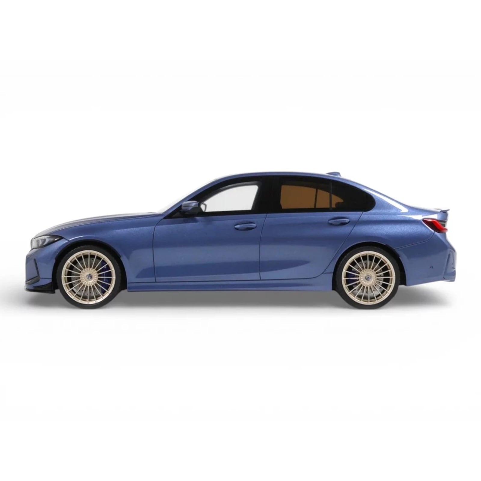 2024 BMW Alpina B3 GT Saloon Blue Metallic 1/18 Model Car by GT Spirit