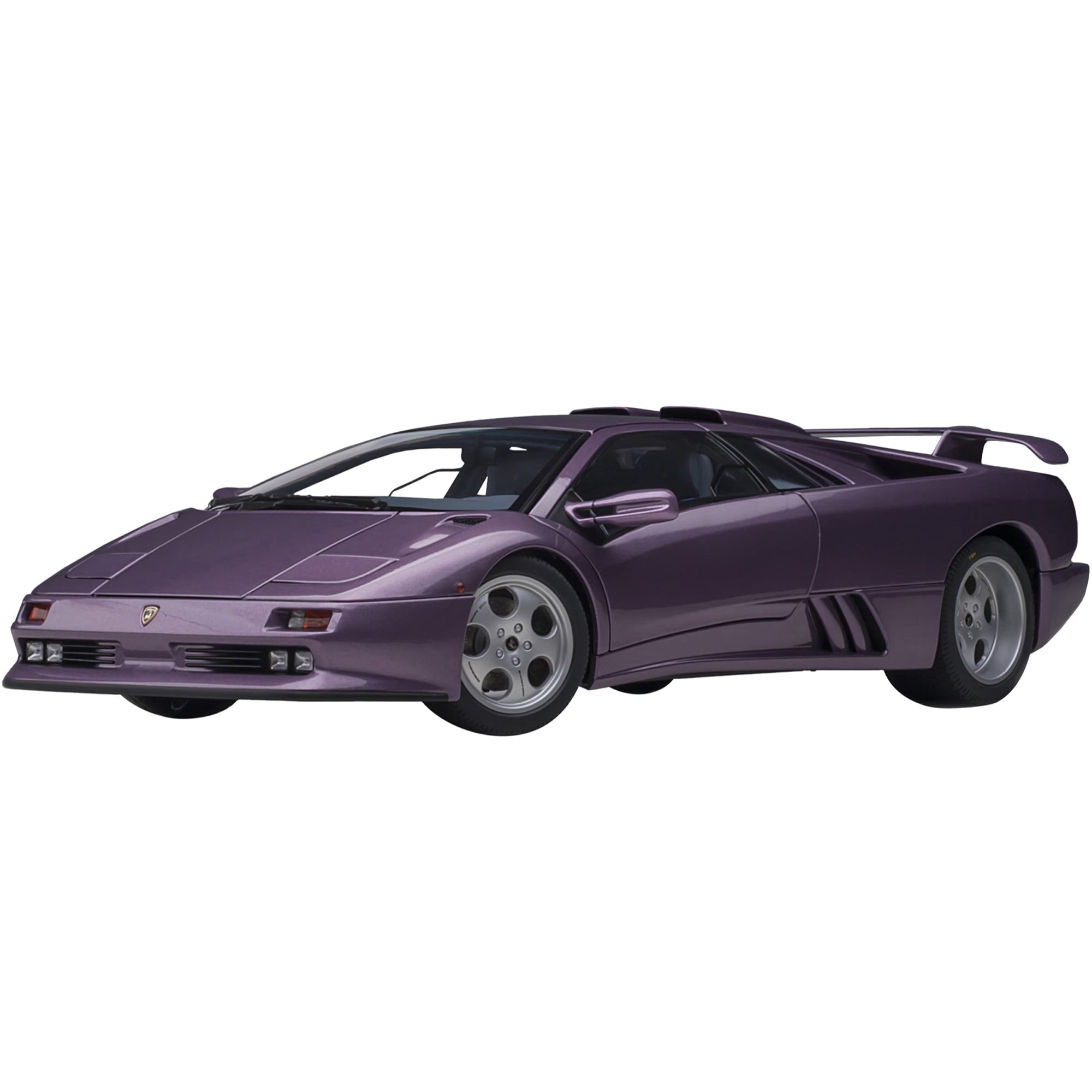 Lamborghini Diablo SE30 Jota Viola SE30 / Purple Metallic with Blue Interior 1/18 Model Car by Autoart