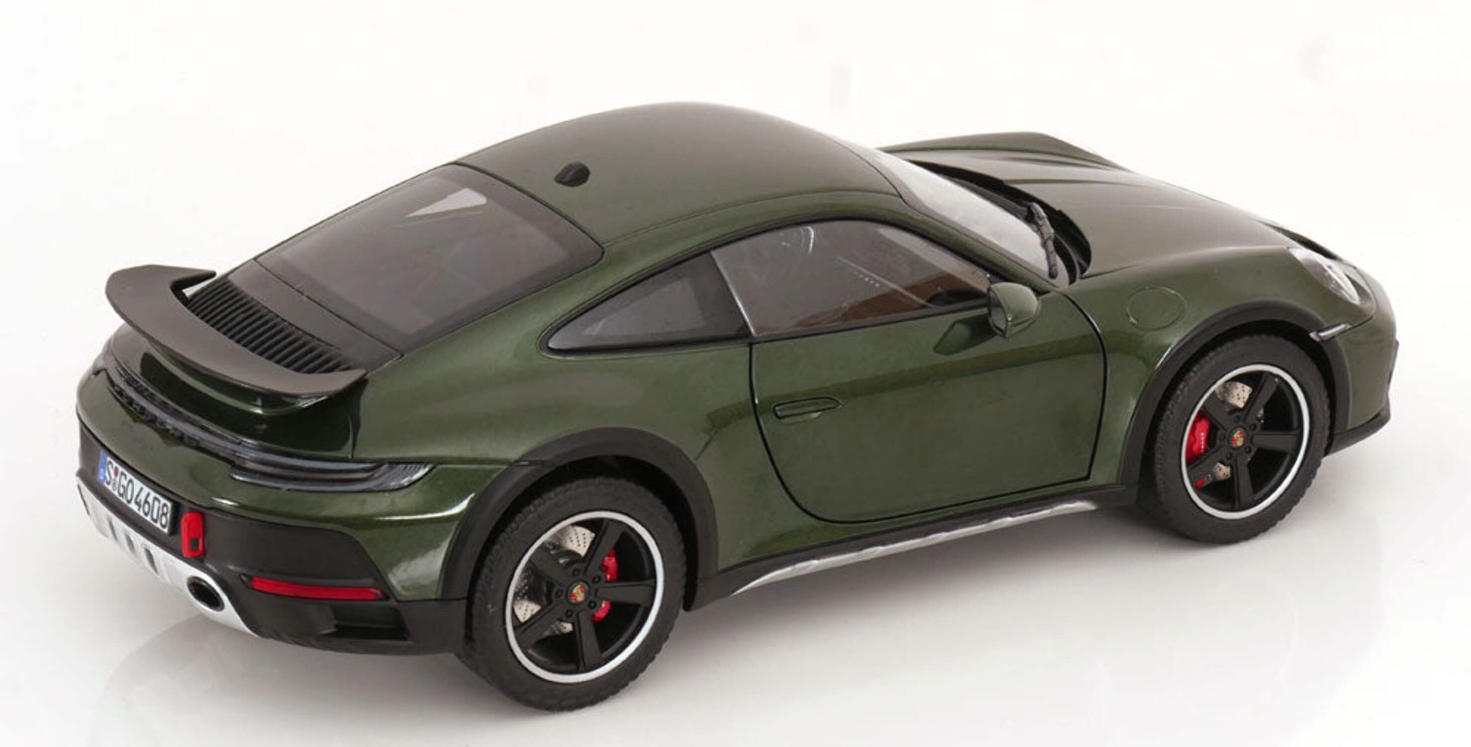 2023 Porsche 911 Dakar Oakgreen Metallic 1/18 Diecast Model Car by Norev