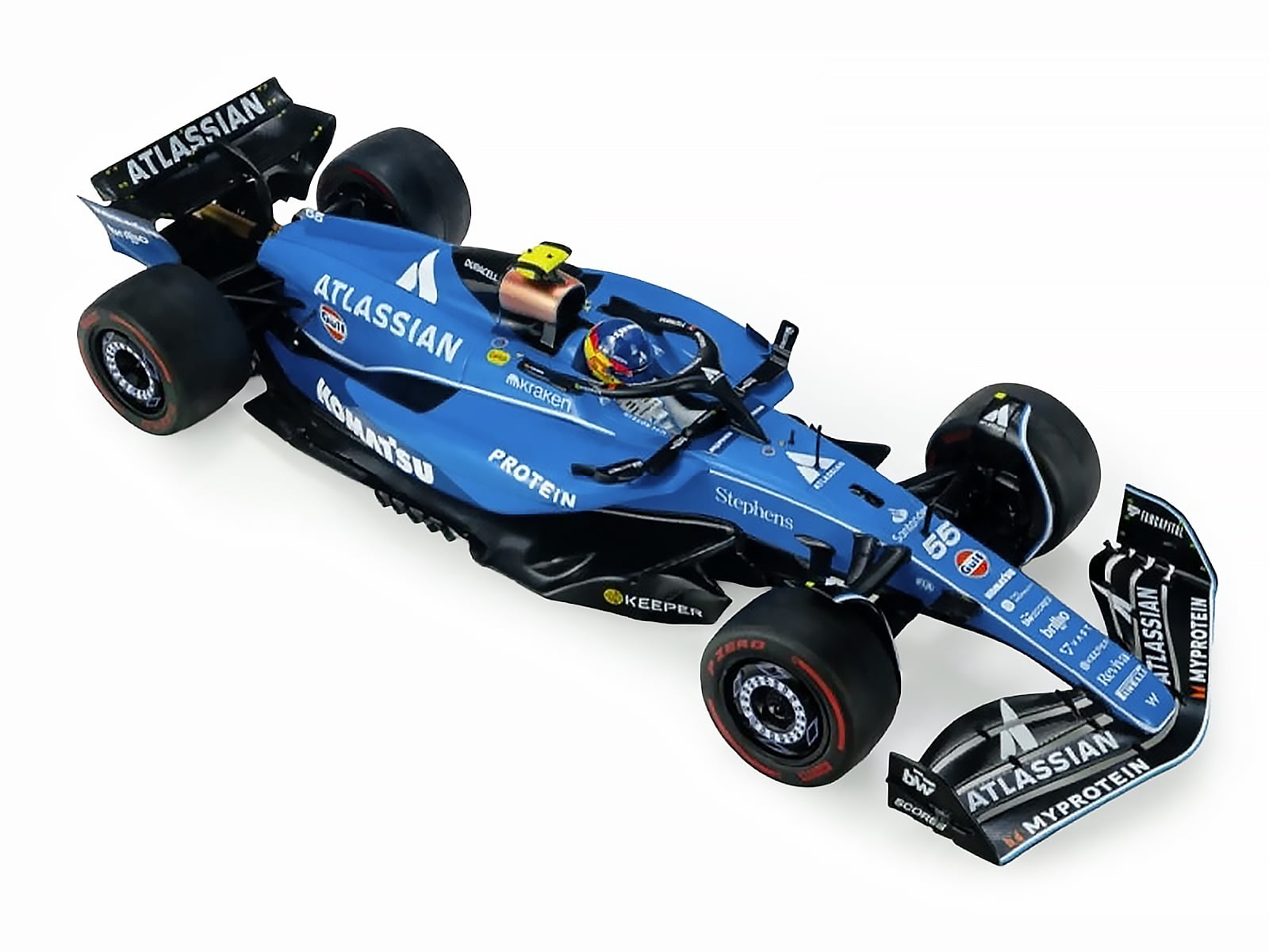 Williams FW47 #55 Carlos Sainz "Atlassian" F1 "Australian GP" (2025) "Competition" Series 1/18 Diecast Model Car by Solido