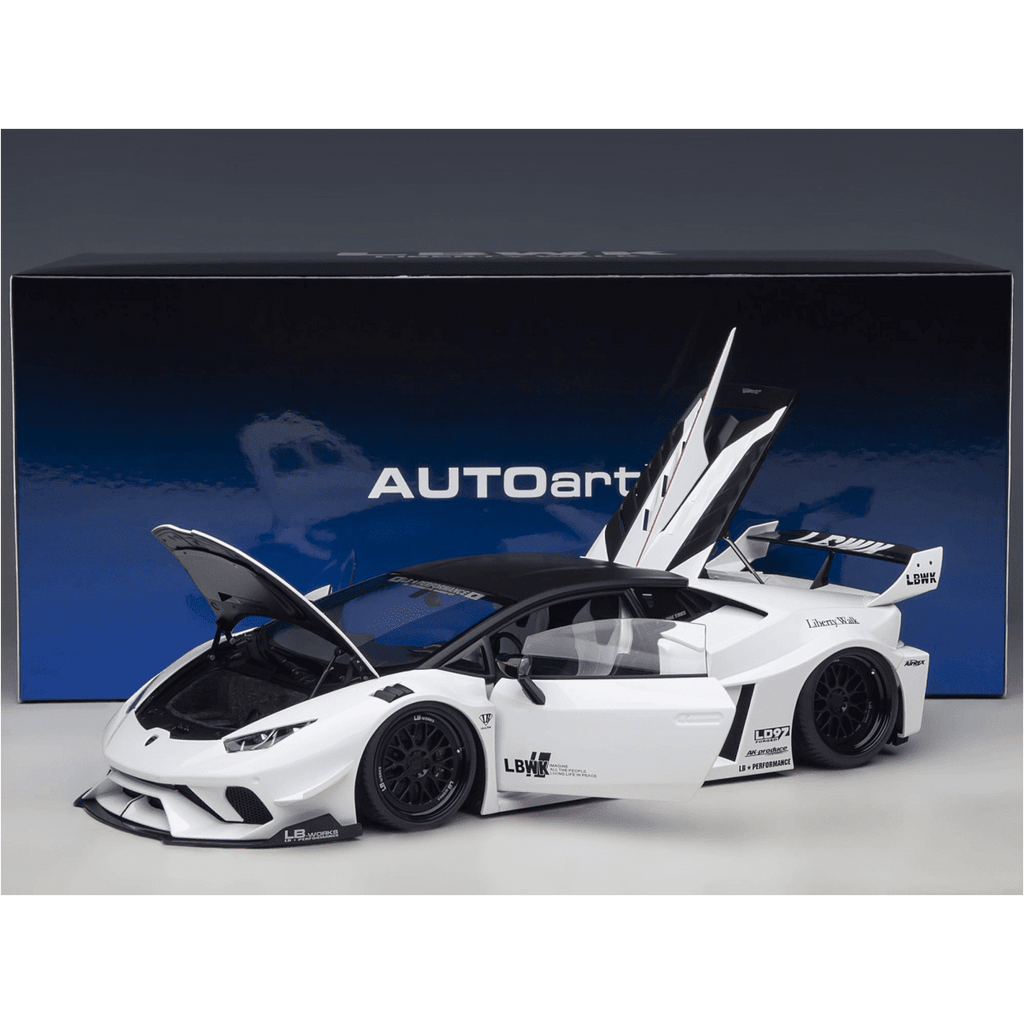 AUTOart Lamborghini Huracan GT Liberty Walk LB Silhouette Works White 1:18