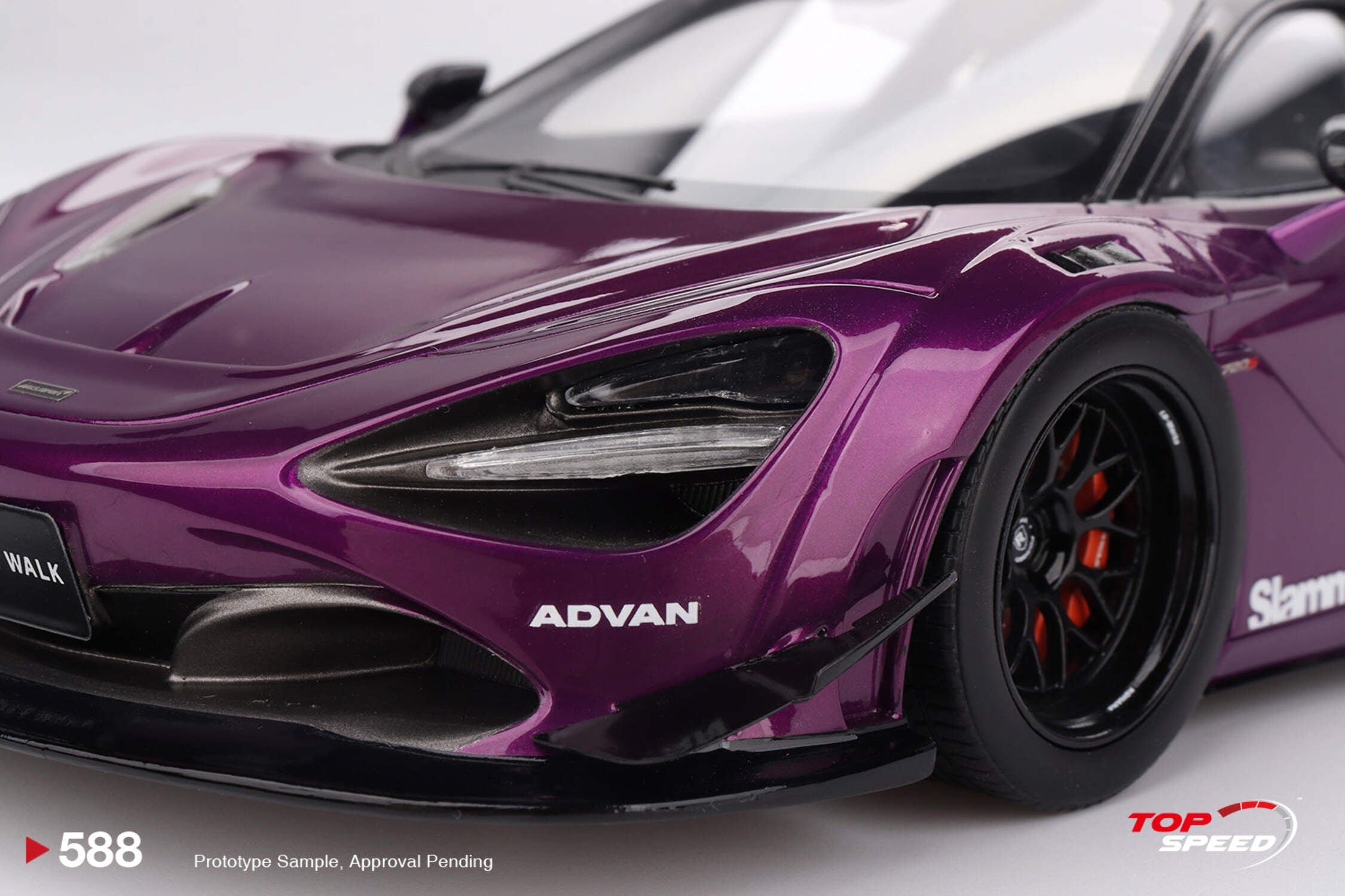 Topspeed Mclaren 720S LB-Works Purple Metallic 1:18