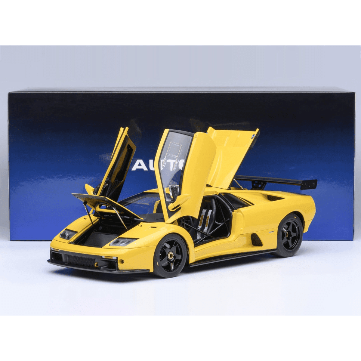 Lamborghini Diablo GTR Superfly Yellow 1/18 Diecast Model Car by Autoart