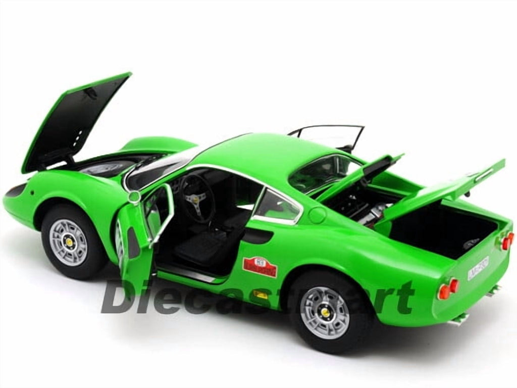 HW ELITE 1:18 FERRARI DINO 246 GT NURBURGING 1000KM #83 T6260 DIECAST MODEL CAR