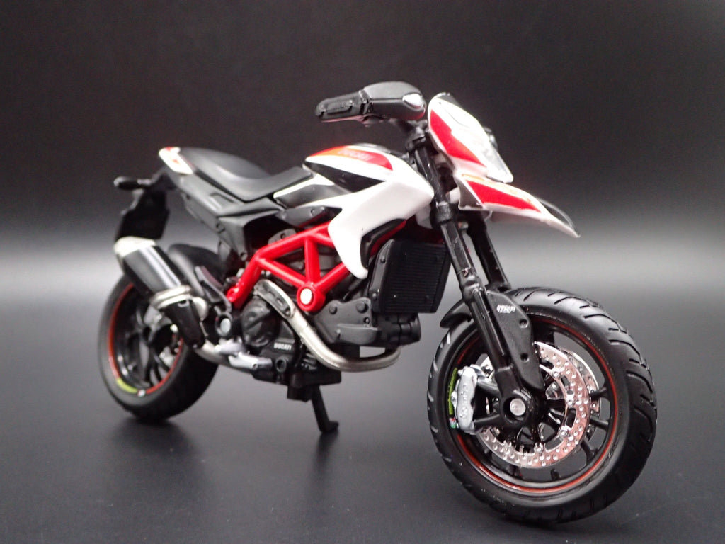 Open Box DUCATI HYPERMOTARD SP SPORT BIKE MOTORCYCLE 1/18 SCALE DIECAST MODEL BIKE
