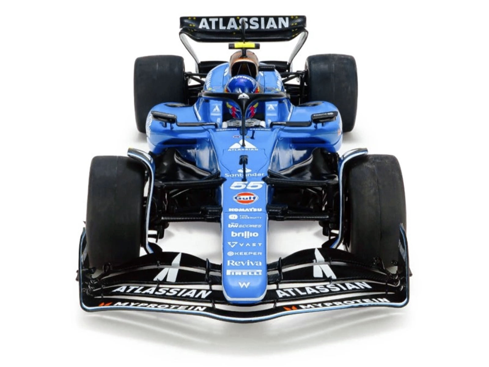 Williams FW47 #55 Carlos Sainz "Atlassian" F1 "Australian GP" (2025) "Competition" Series 1/18 Diecast Model Car by Solido