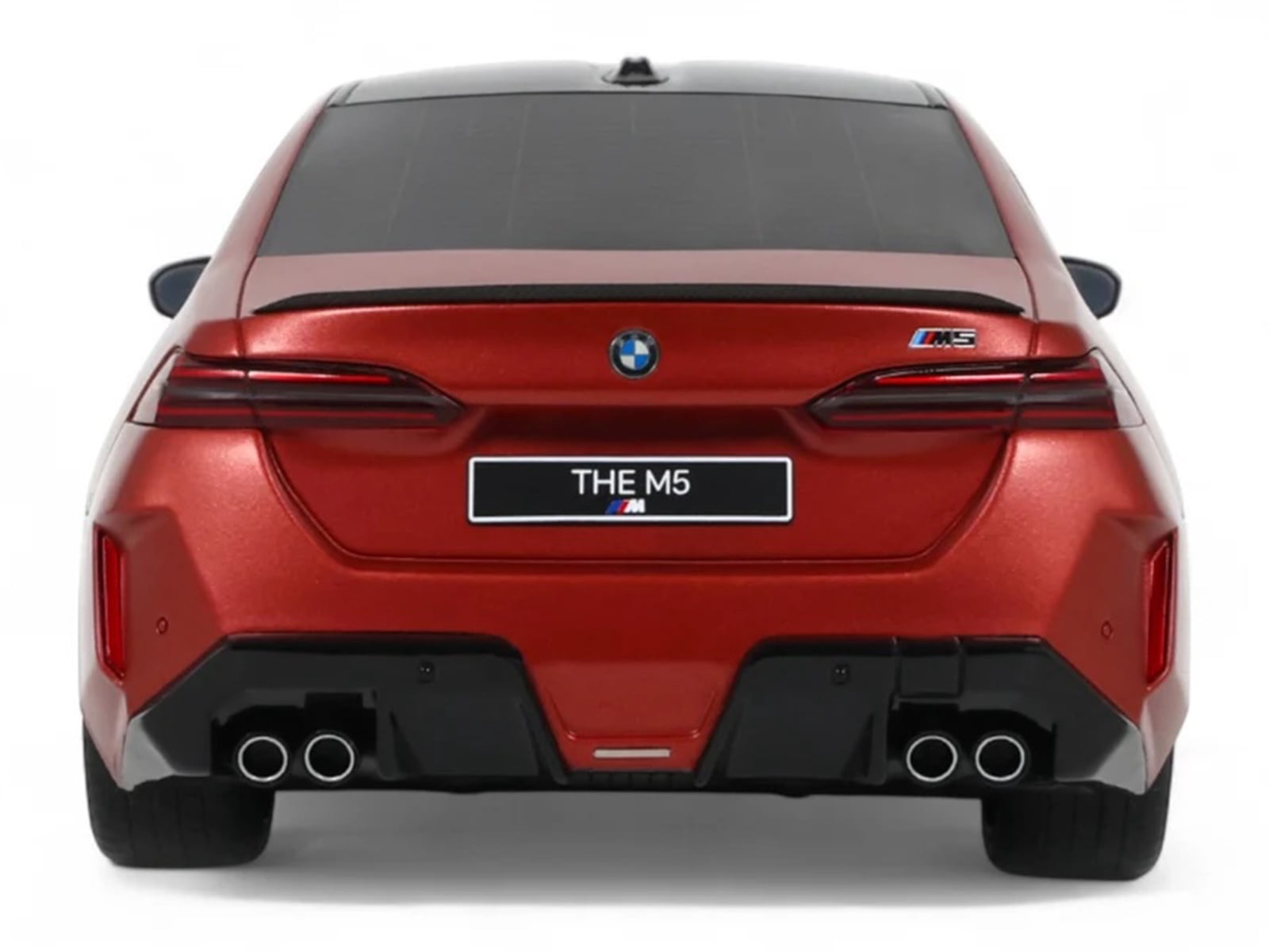 2025 BMW M5 (G90) Pebble Beach Edition Fire Orange Metallic with Black Top 1/18 Model Car by GT Spirit