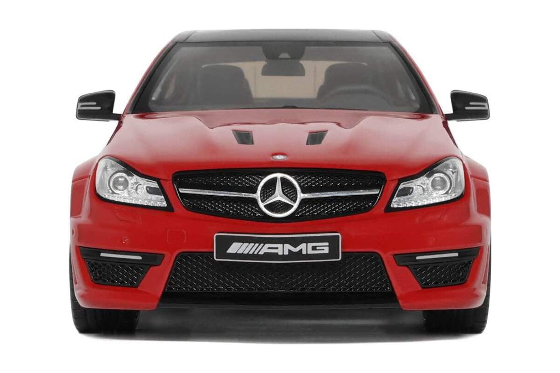 GT Spirit 2014 Mercedes Benz C63 AMG Edition 507 Coupe Fire Opal Red 1:18