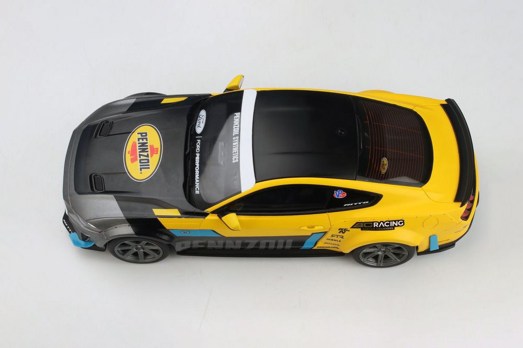2021 Ford Mustang RTR Spec 5 Widebody, Black/Yellow - GT Spirit US056 - 1/18 scale Resin Car