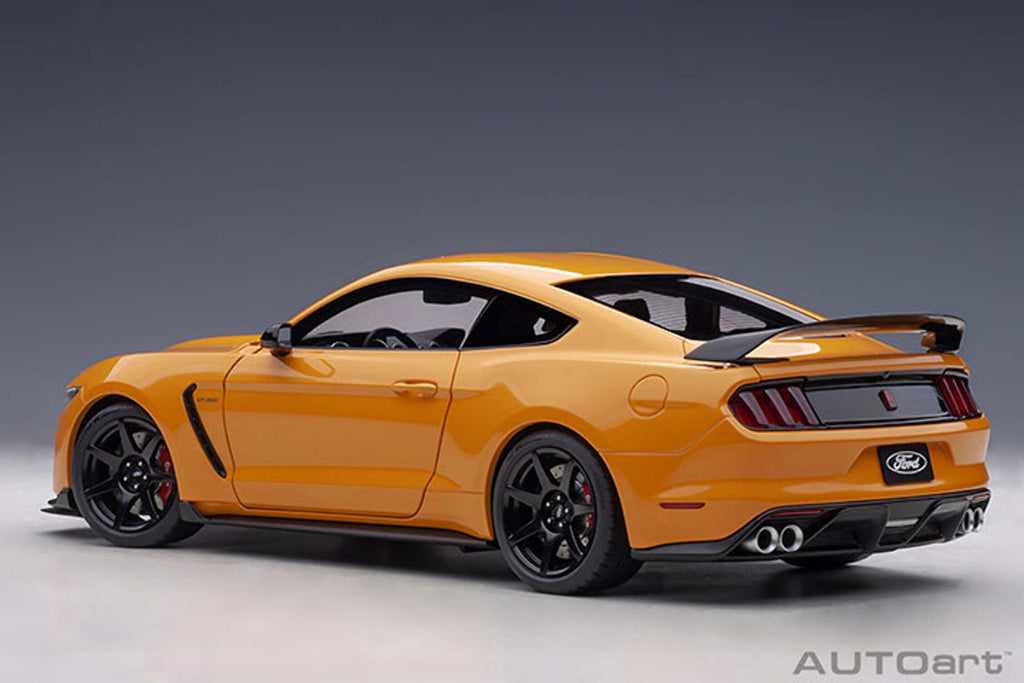 Ford Mustang Shelby GT-350R Orange Fury Metallic 1/18 Model Car by Autoart