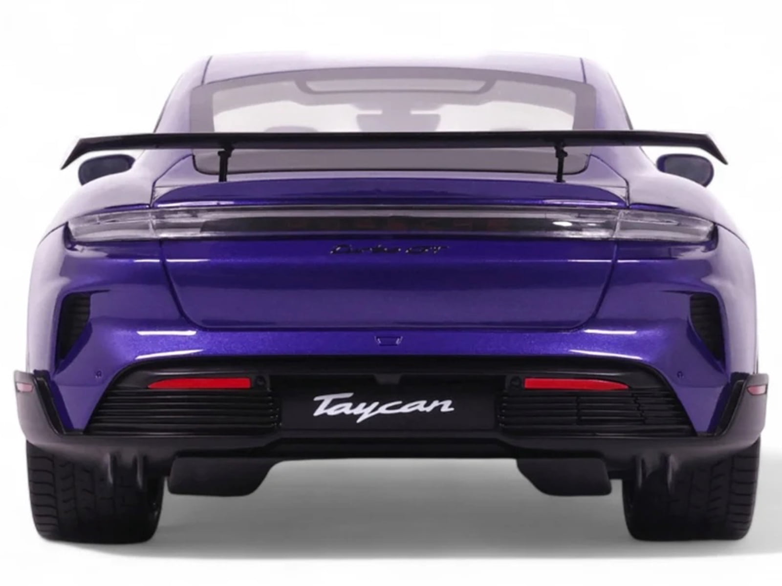 2023 Porsche Taycan Turbo GT Purple Sky Metallic 1/18 Model Car by GT Spirit