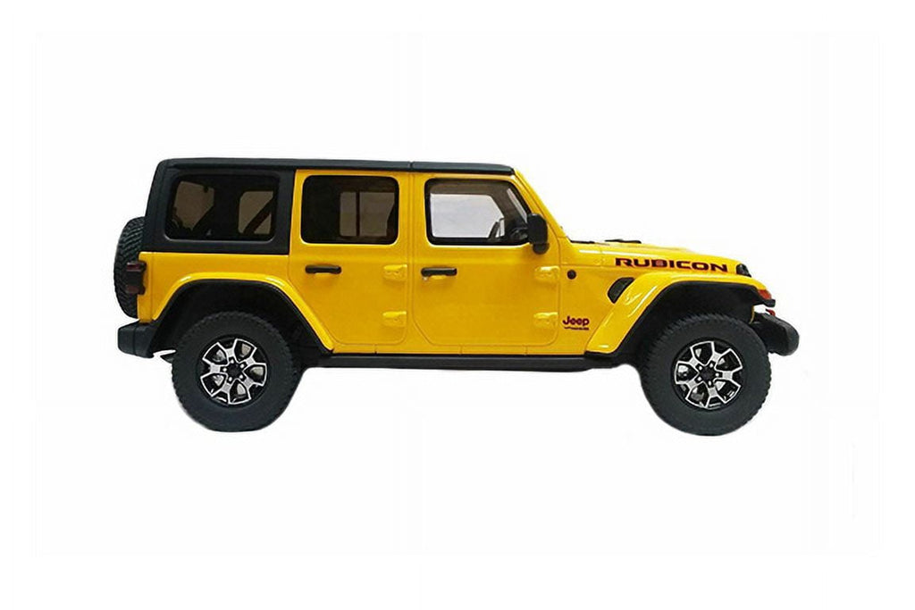2019 Jeep Wrangler Rubicon, Yellow - GT Spirit US026 - 1/18 scale Resin Model Toy Car