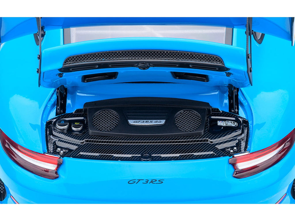 Porsche 911 (991.2) GT3 RS Riviera Blue 1/18 Model Car by Autoart