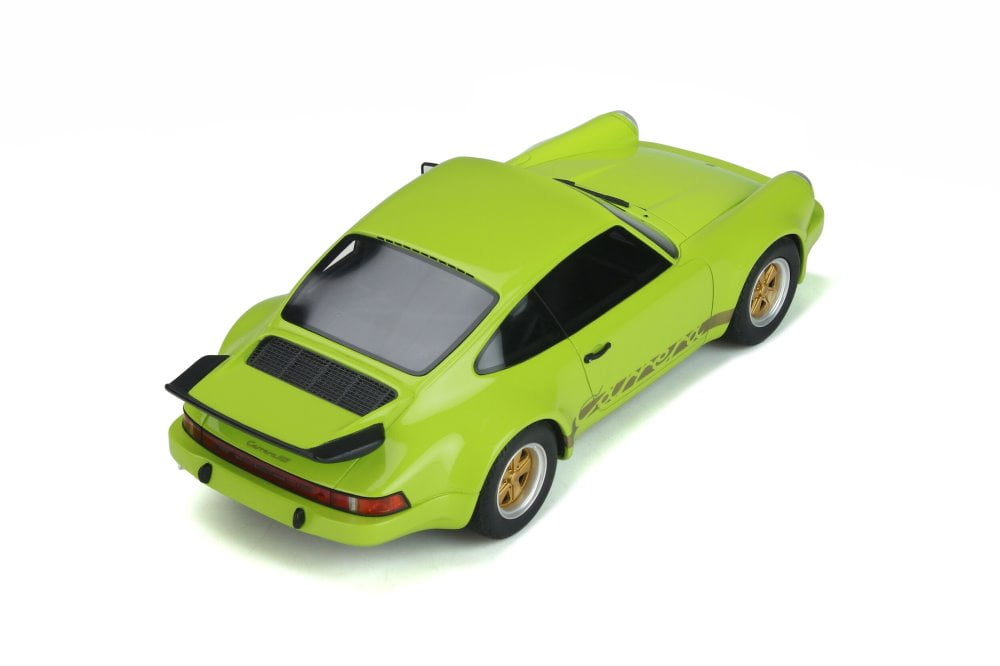 1974 Porsche 911 Turbo 3.0 RS Carrera Hardtop, Birch Green - GT Spirit GT822 - 1/18 scale Resin Model Toy Car