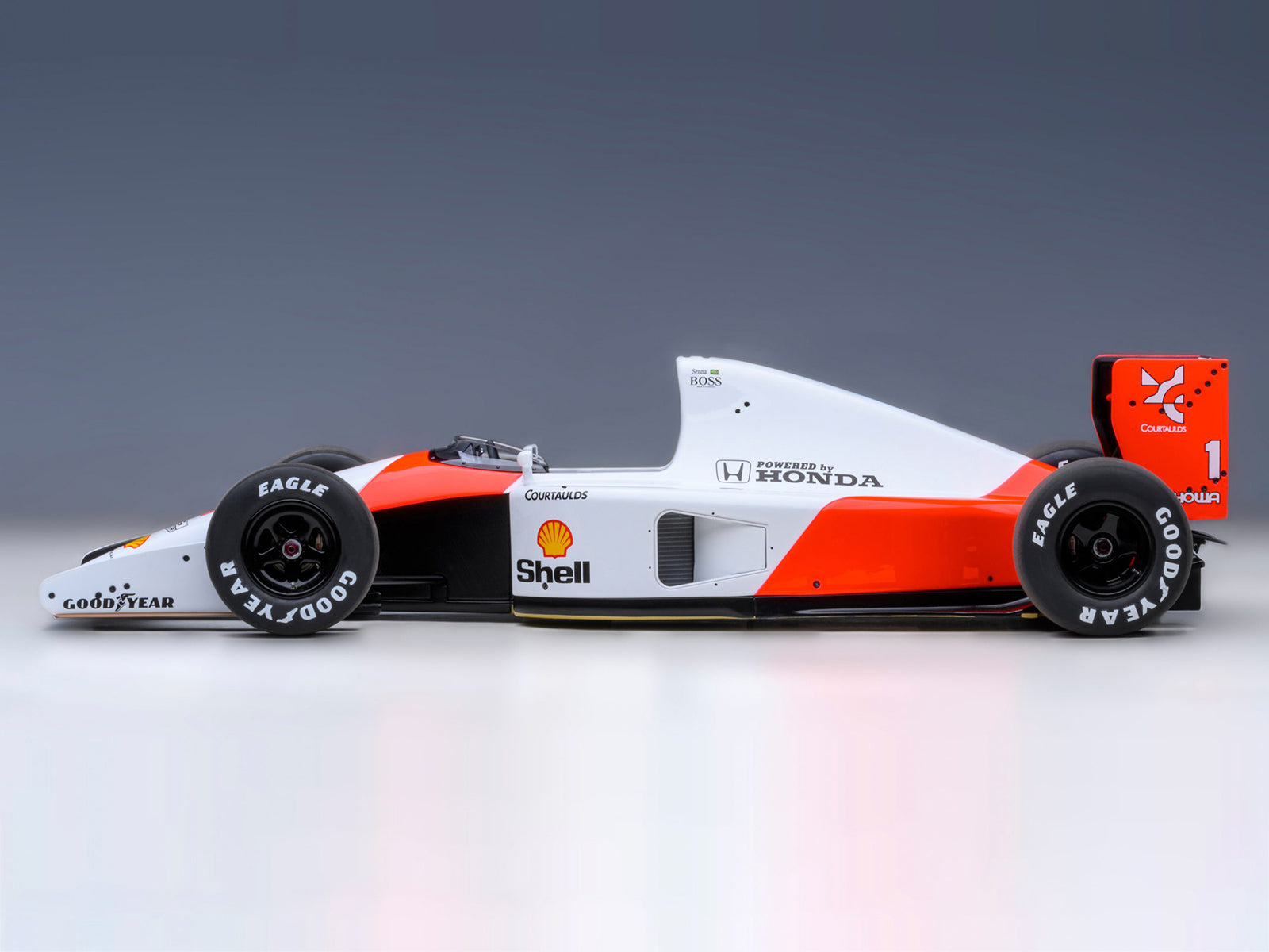 AUTOart 1:18 McLaren Honda MP4/6 - Japanese GP 1991 Ayrton Senna #1 (Without McLaren Logo)