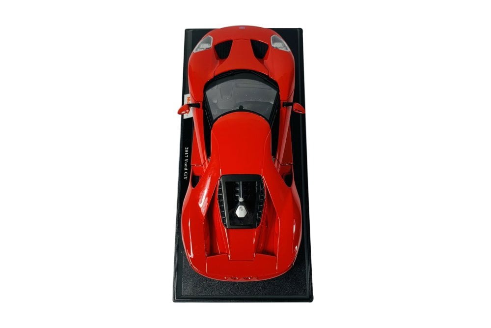 2017 Ford GT, Red - Maisto 31384R - 1/18 scale Diecast Model Toy Car