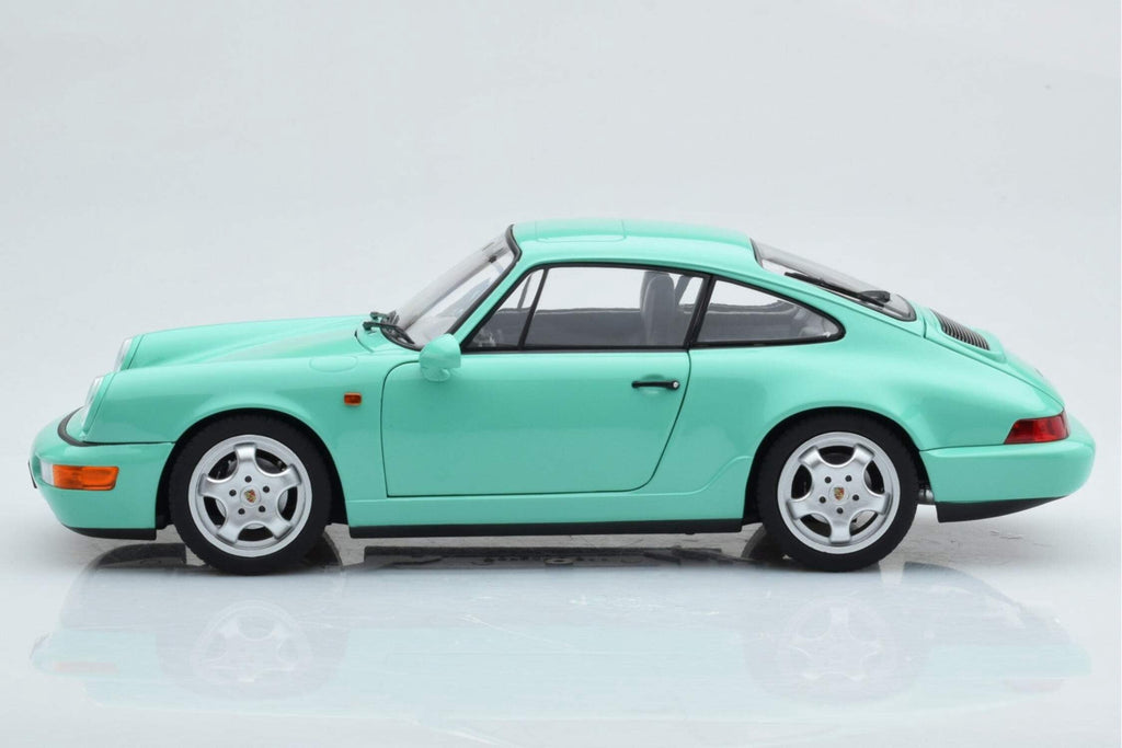 Norev 1992 Porsche 911 964 Carrera 2 Coupe Mint Green 1:18
