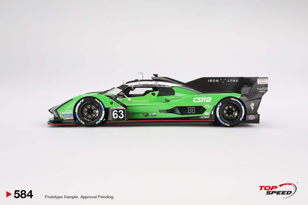 Lamborghini SC63 #63 "Iron Lynx" IMSA "12 Hours of Sebring" (2024) 1/18 Model Car by Top Speed