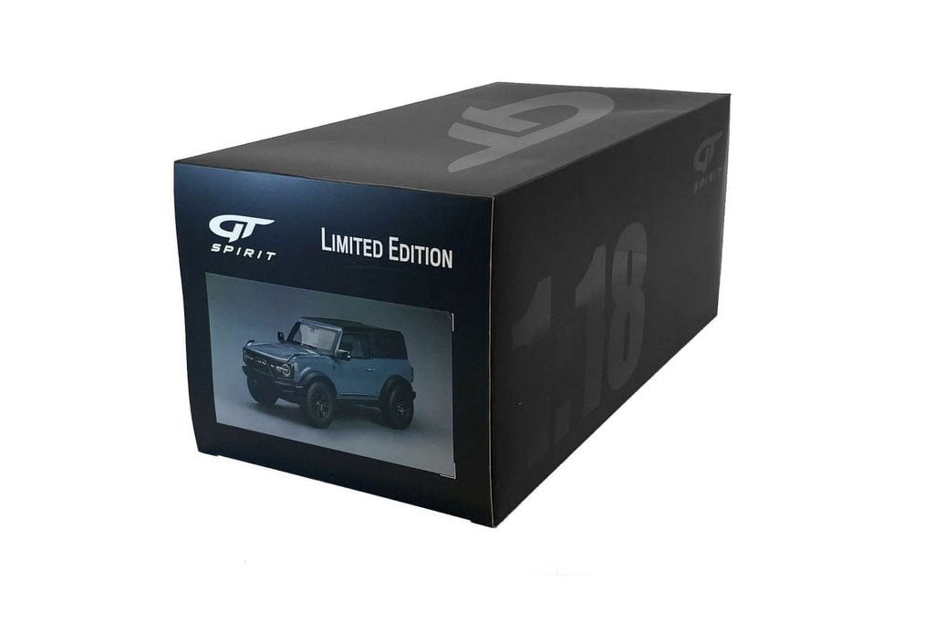2021 Ford Bronco First Edition 2 Doors, Area 51 Blue - GT Spirit GT359 - 1/18 scale Resin Car