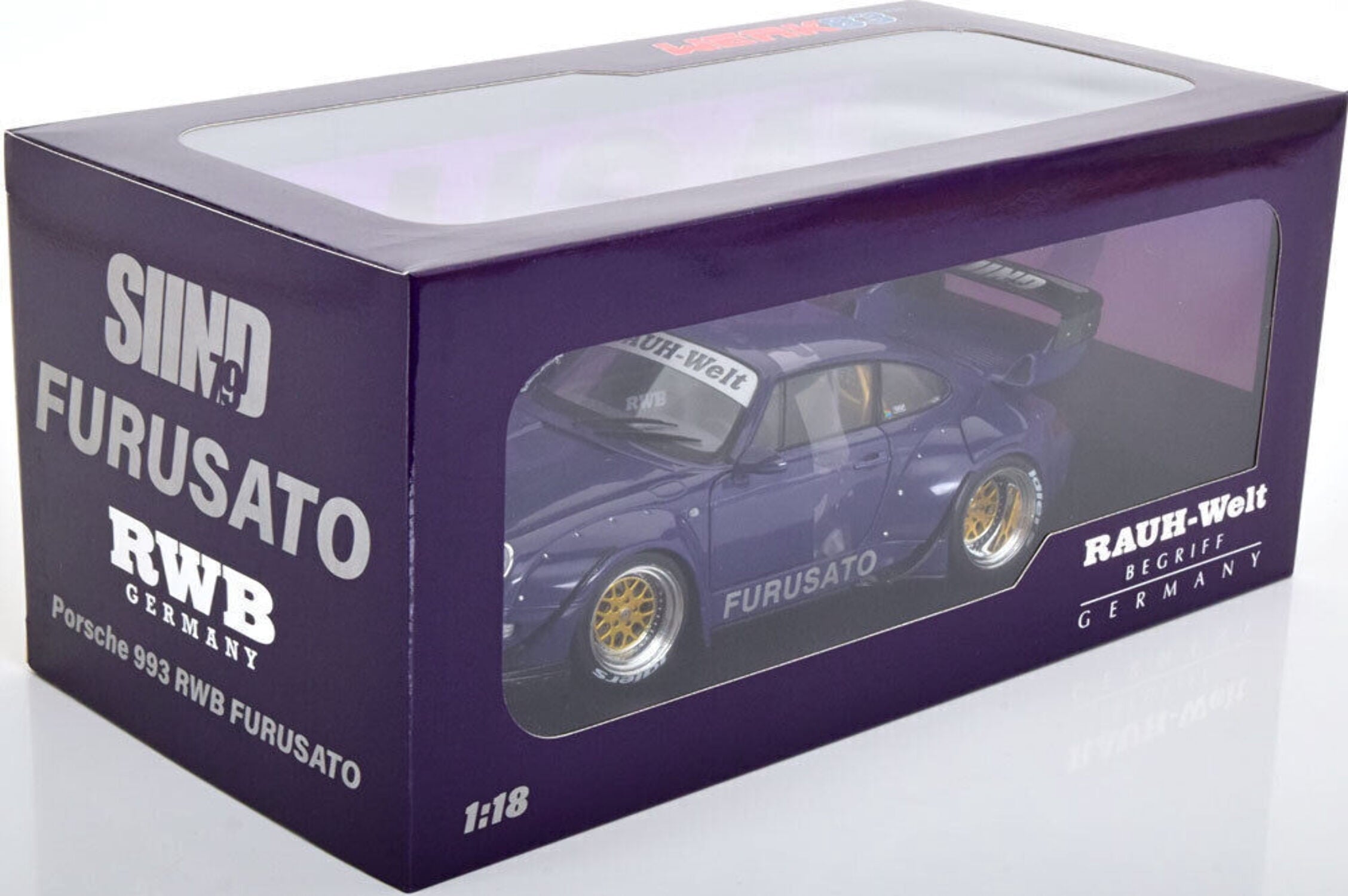 WERK 83 1/18 - PORSCHE 911 (993) RWB Rauh-Welt Furusato Sydney Hoffmann