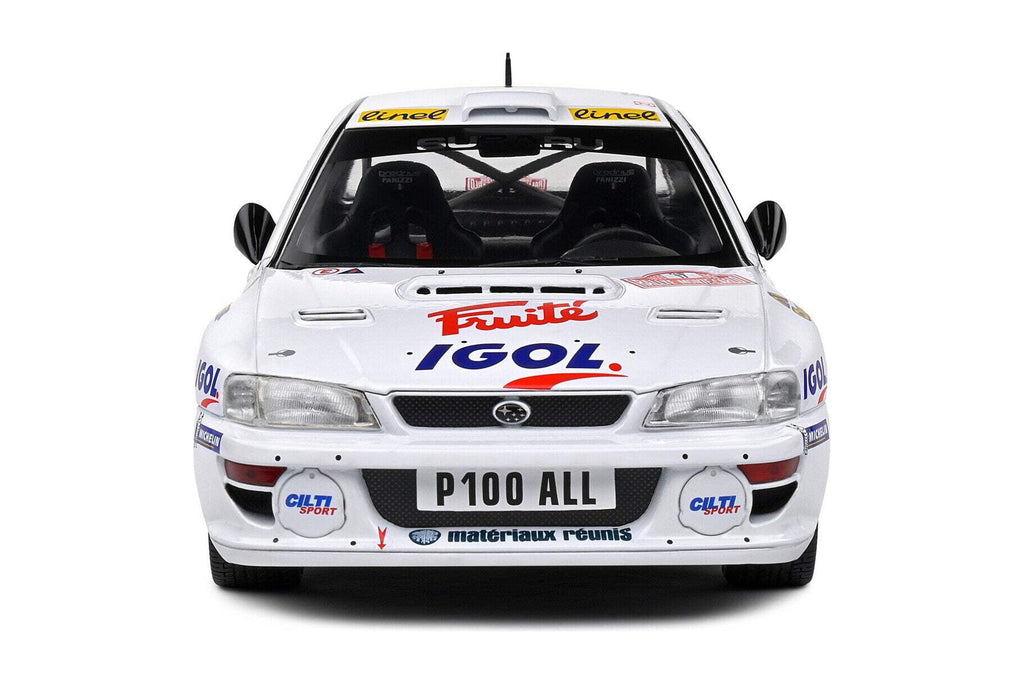 Solido 1999 Subaru Impreza 22b S5 WRC #17 Panizzi Rallye Monte Carlo White 1:18