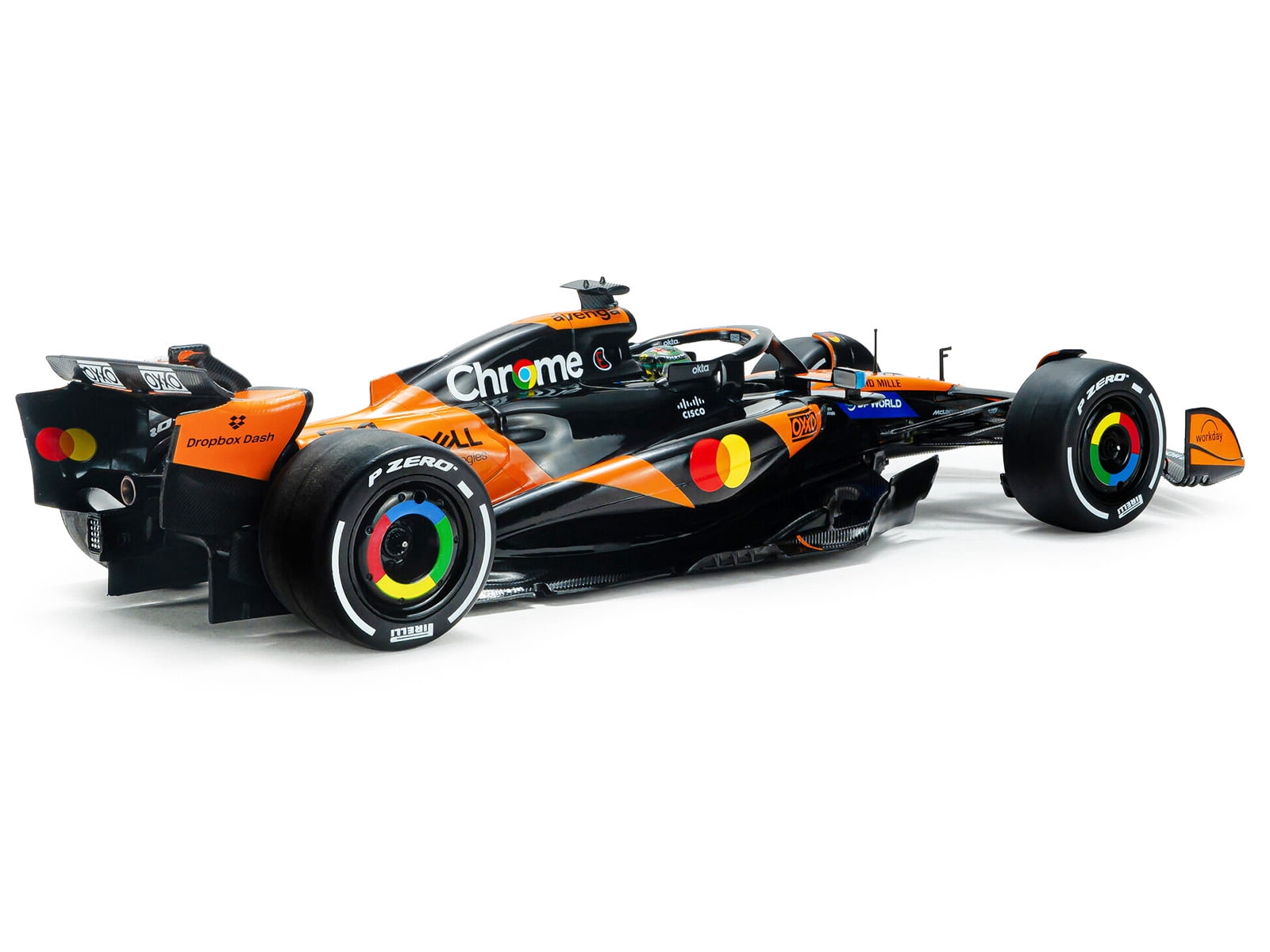 McLaren MCL39 #81 Oscar Piastri "OKX" Winner F1 "Chinese GP" (2025) "Competition" Series 1/18 Diecast Model Car by Solido
