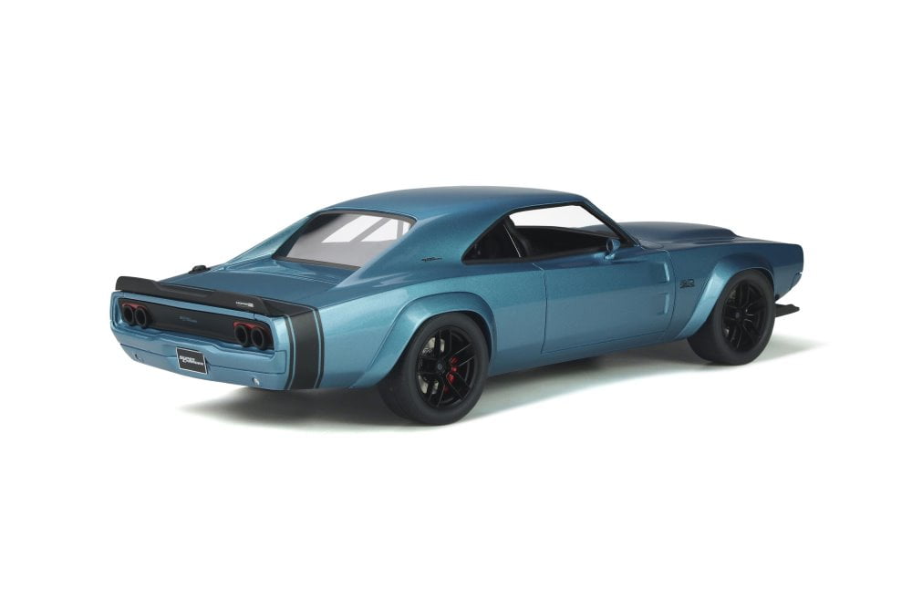 1968 Dodge Super Charger Concept Hardtop, Blue Poly - GT Spirit GT841 - 1/18 scale Resin Model Toy Car
