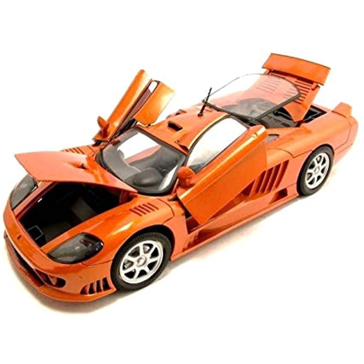 Motormax 73117bk Saleen S7 1-18 Black Diecast Car Model