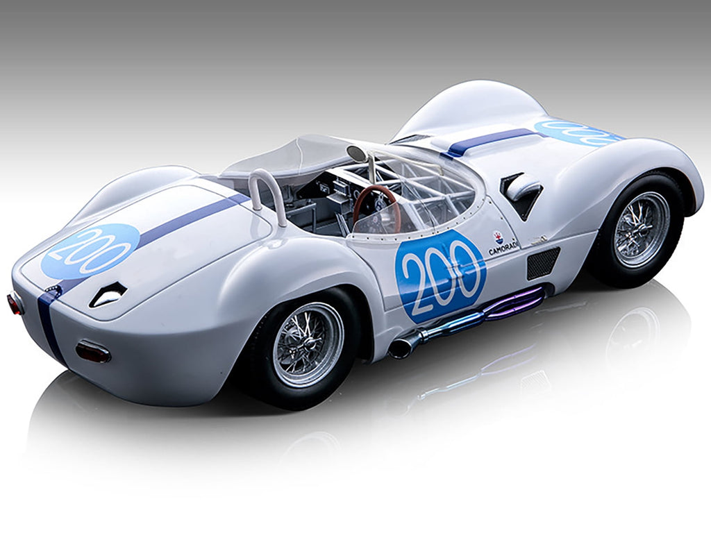 Maserati Birdcage Tipo 61 #200 Maglioli - Vaccarella Targa Florio (1960) Ltd Ed to 80 pcs 1/18 Model Car by Tecnomodel