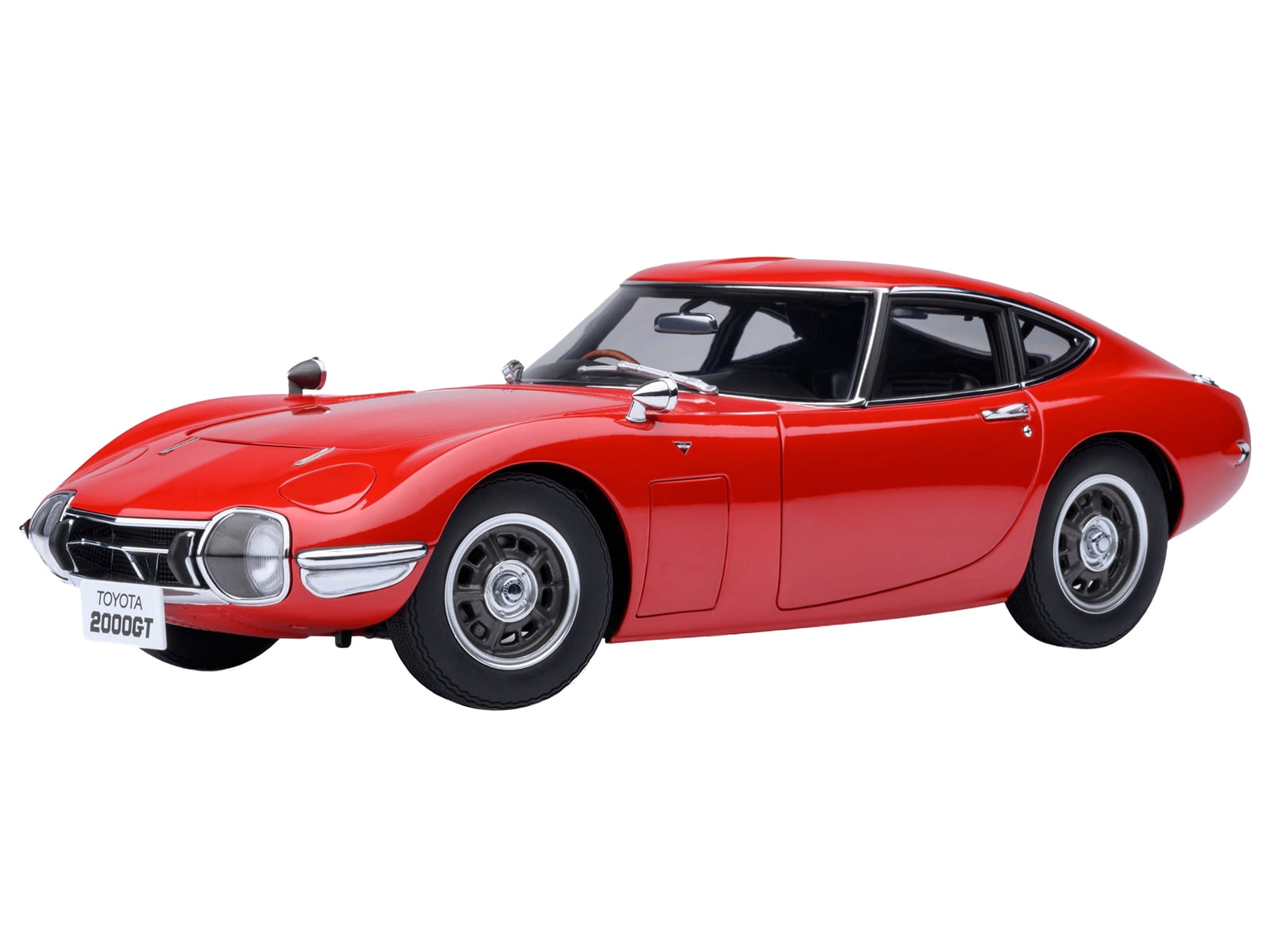 1967 Toyota 2000GT RHD (Right Hand Drive) Red 1/18 Model Car by Autoart
