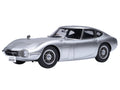 1967 Toyota 2000GT RHD (Right Hand Drive) Silver Metallic 1/18 Model Car by Autoart