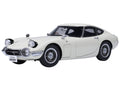 1967 Toyota 2000GT RHD (Right Hand Drive) White 1/18 Model Car by Autoart