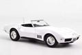1969 Chevrolet Corvette Convertible Can Am White 1/18 Diecast Model Car by Norev