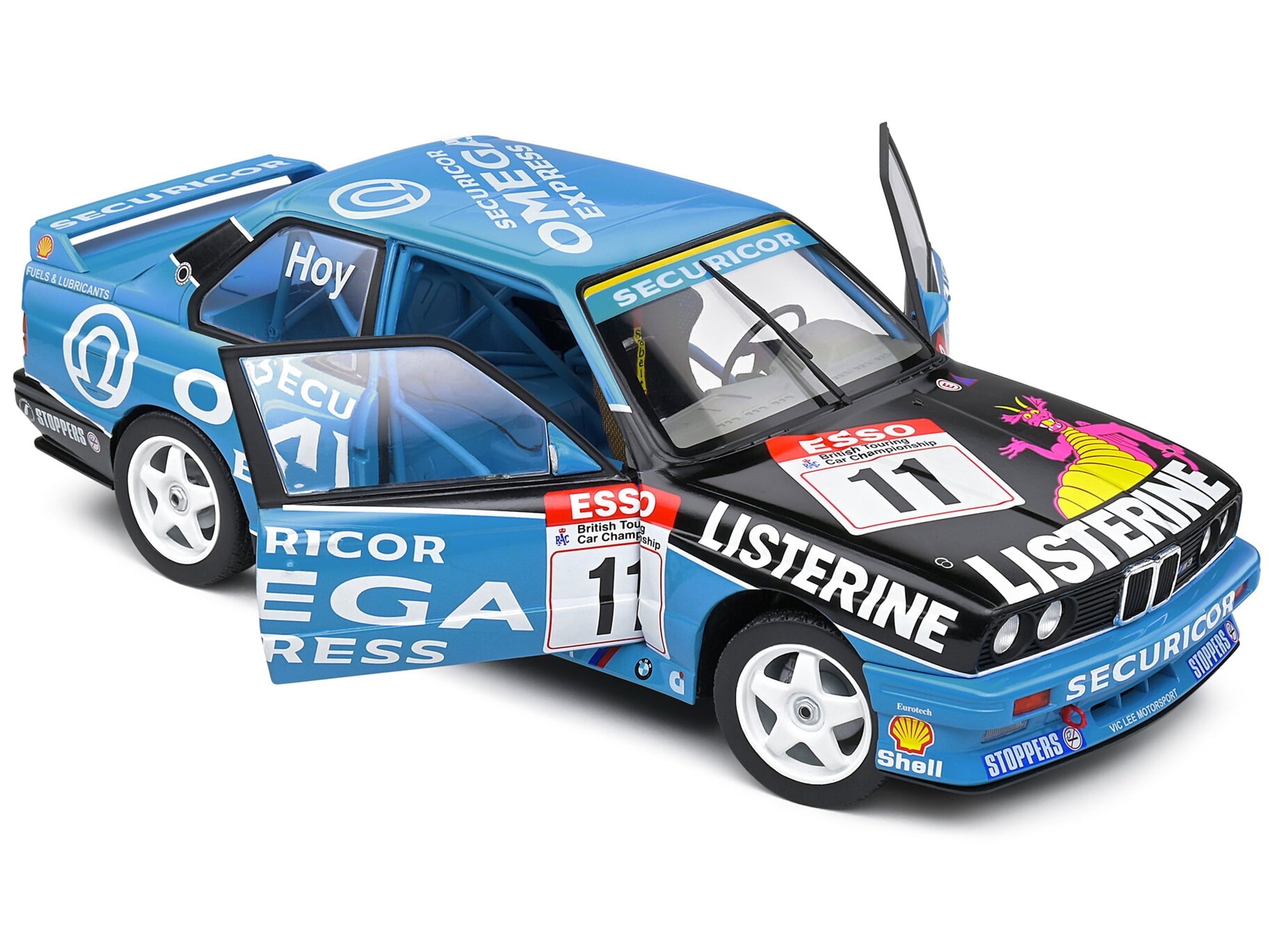 BMW E30 M3 #11 Will Hoy Winner "BTCC (British Touring Car Championship)" (1991) "Competition" 1/18 Diecast Model Car by Solido