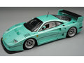 1996 Ferrari F40 LM "Press Version" Light Blue Metallic with Case "Mythos Series" Limited Ed 1/18 Model Car by Tecnomodel