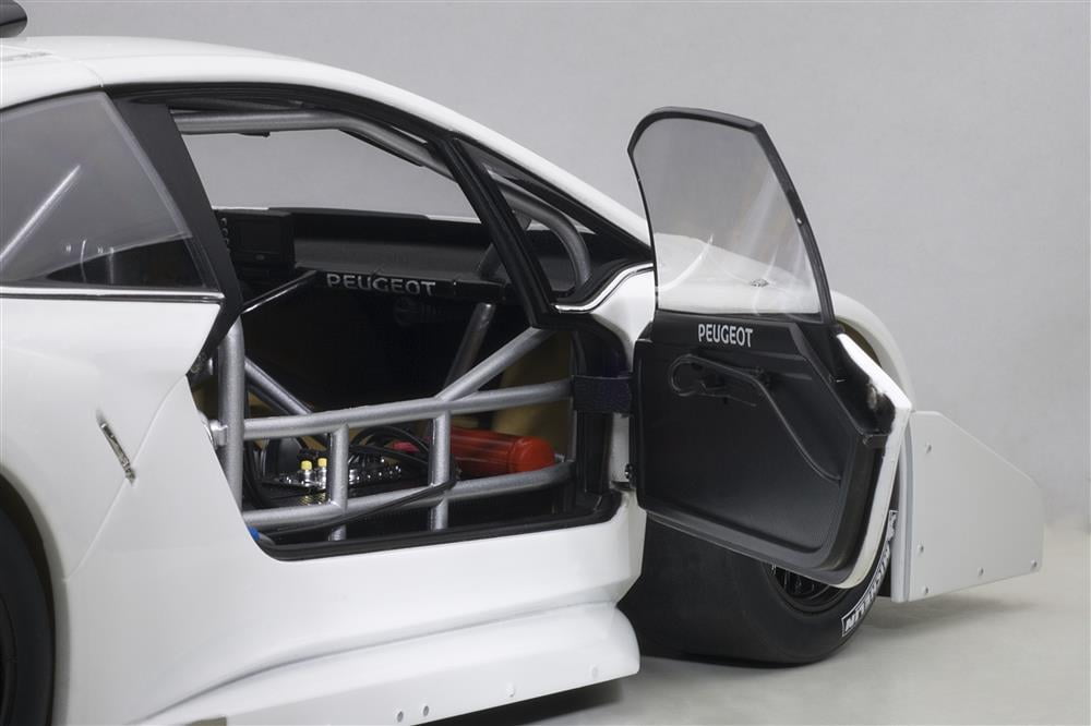 2013 Peugeot 208 T16 Pikes Peak Race Car Plain White Version 1/18 Model Car by Autoart