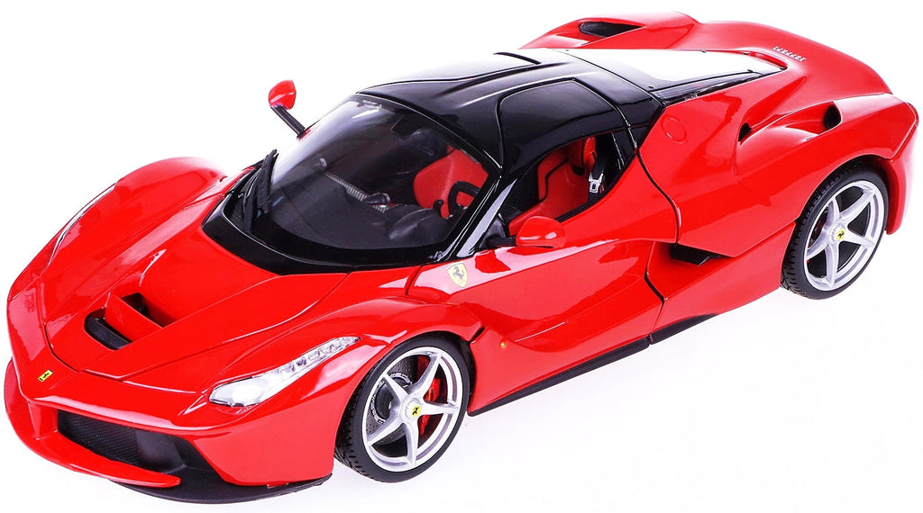 Ferrari LaFerrari F70 Red with Black Top "Signature Series" 1/18 Diecast Model Car by Bburago
