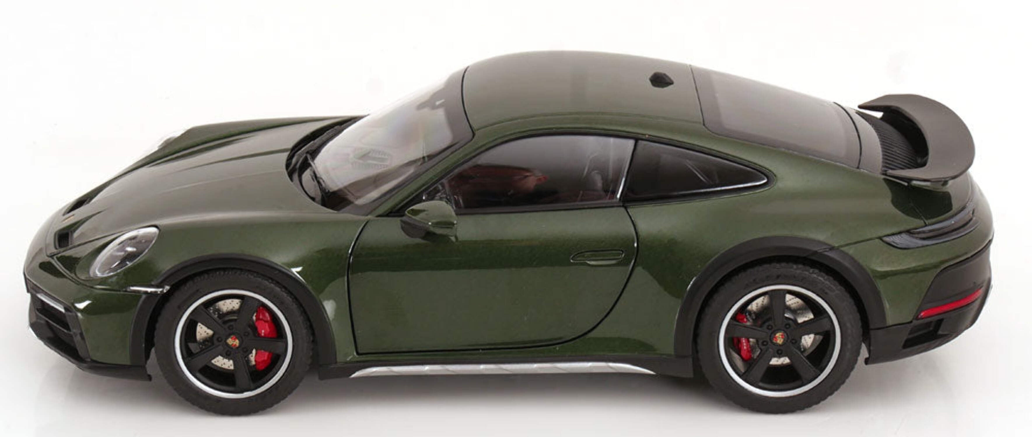 2023 Porsche 911 Dakar Oakgreen Metallic 1/18 Diecast Model Car by Norev