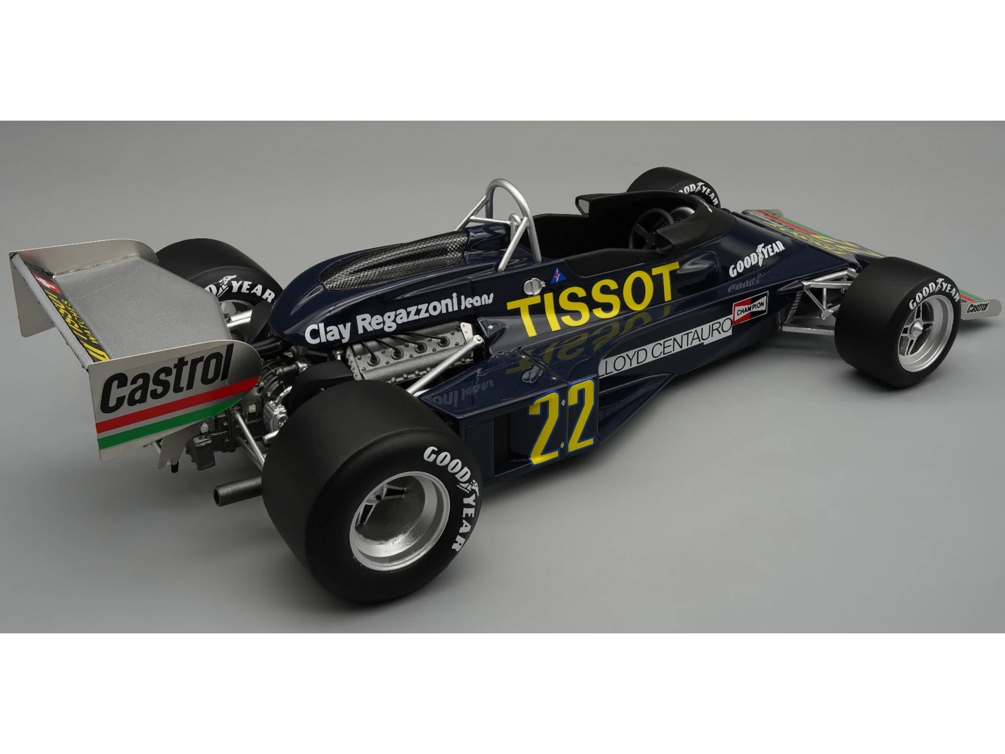 Ensign N177 #22 Jacky Ickx F1 "Monaco GP" (1977) "Mythos Series" Limited Edition to 85 pcs 1/18 Model Car by Tecnomodel