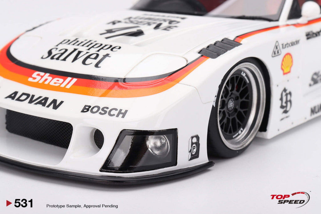 Top Speed TS0531 Mazda RX-7 LB-Super Silhouette No.41 Numero Reserve White 1-18 Scale Model Car