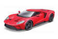 2017 Ford GT, Red - Maisto 31384R - 1/18 scale Diecast Model Toy Car